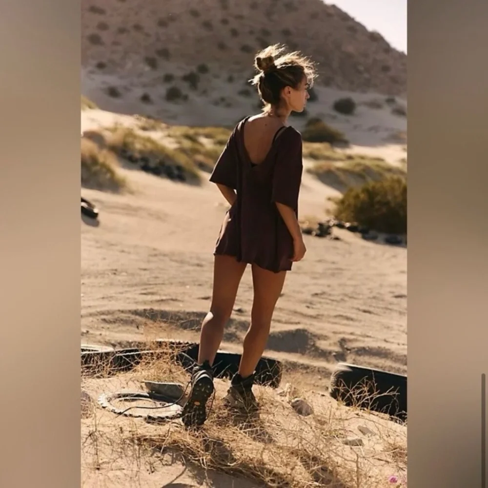 Free People Movement Hot Shot Tee Romper - Picture 4 of 16